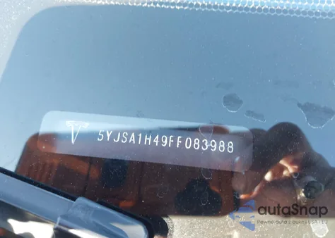 2015 Tesla Model S 85D/P85D z USA, uszkodzony, nr VIN 5YJSA1H49FF083988